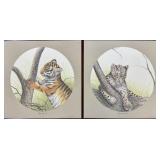 Print, Bengal Tiger Cub | Persian Leopard Cub