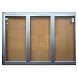 Display Case, Wall Mount, 3 Door