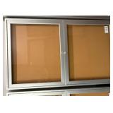Display Case, Wall Mount, 2 Door