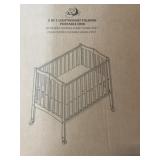 ESPRESSO 2 IN 1 LIGHWEIGHT FOLDING PORTABLE CRIB
