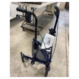 ELENKER ROLLATOR WALKER W HAND BRAKE