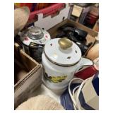 PAIR OF METAL POTS