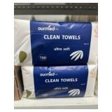 2 PACKS OF CLEAN TOWELS