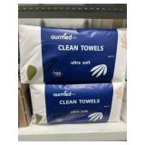 2 PACKS OF CLEAN TOWELS