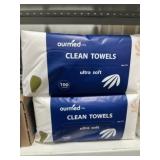 2 PACKS OF CLEAN TOWELS