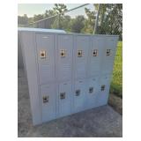 10 LOCKER UNIT OFFSITE
