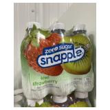 12 BOTTLES SNAPPLE KIWI STRAWBERRY