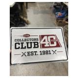 CASE COLLECTORS CLUB SIGN