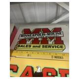 REPRO METAL MINNEAPOLIS MOLINE SIGN