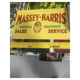 REPRO METAL MASSEY HARRIS SIGN