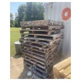 STACK OF PALLETS