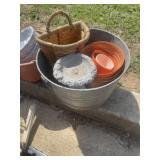 GALV TUB AND PLANTERS