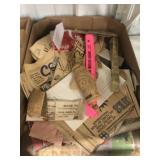 OLD PAPER CLIPPINGS
