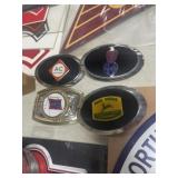 4 BELT BUCKLES