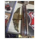 PAIR OF METAL ADV