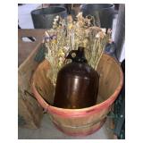 BASKET, JAR , FLORAL