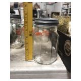 PAIR OF JARS W LIDS