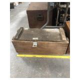 WOODEN AMMO BOX