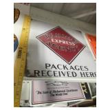REPRO METAL RAILWAY SIGN