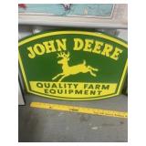 REPRO METAL JOHN DEERE SIGN