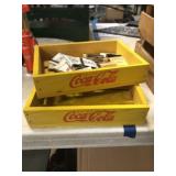 COKE BOXES AND MATCHES
