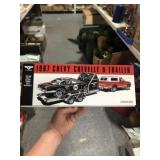 DIECAST CHEVY CHEVELLE AND TRAILER