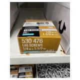 2 BOXES GALV 1/4"X1 1/2" LAG SCREWS