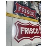PAIR OF FRISCO SIGNS