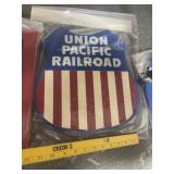 REPRO METAL UNION PACIFIC SIGN