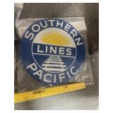 REPRO METAL SOUTHERN PACIFIC SIGN
