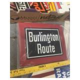 REPRO METAL BULINGTON RTE SIGN