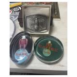 CASE PAPERWEIGHTS AND BELT BUCKLE