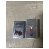 PAIR OF CASE LIGHTERS