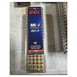100 RNDS CCI .22 AMMO