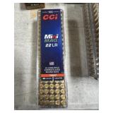 100 RNDS CCI .22 AMMO