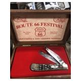 CASE XX ROUTE 66 FESTIVAL KNIFE IN CASE