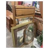 MIRRORS AND PICTURE LOT