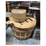 BASKETS AND CHEESE BOX