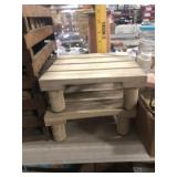 PAIR OF WOODEN RACKS