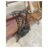 TREADLE SEWING BASE