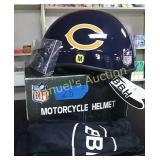 NEW CHICAGO BEARS MOTORCYCLE HELMET SZ MED