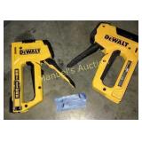 GROUPED LOT OF (2) DEWALT MULTI-TACKERS