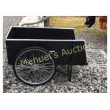 STRONGWAY WOODEN 2- WHEEL YARD CART