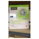 LIVING SOLUTIONS 12" OSCILLATING TABLE FAN