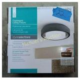 FLUSHMOUNT CEILING FIXTURE  OIL-RUBBED BRONZE