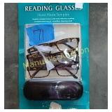 READING GLASSES PACK OF 3 W/CASE