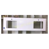 DOUBLE VANITY TOP W/CUT OUT 22  X 73