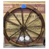 LEIGH COUNTRY WAGON WHEEL 30" WITH HUB