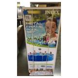 INTEX 15FT METAL FRAME POOL SET