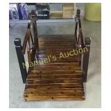 WOODEN YARD BRIDGE